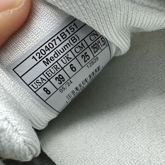 Brooks Ghost 16 White Gray 1204071B151 Running Shoes Sneakers Women’s Size 8 - Picture 9 of 9